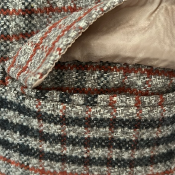 CHARTOU Women's Size XXL Lapel Collar Plaid Double Breasted Long Trench Coat - Picture 6 of 9